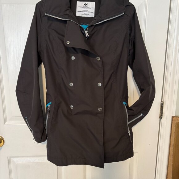 Helly Hansen double-breasted raincoat in Black Size MM - Picture 11 of 11